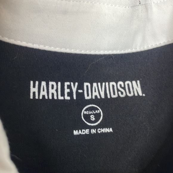 Harley-Davidson | Men’s Rugby Style Longsleeve‎ Shirt Size Small NWT - Picture 3 of 6